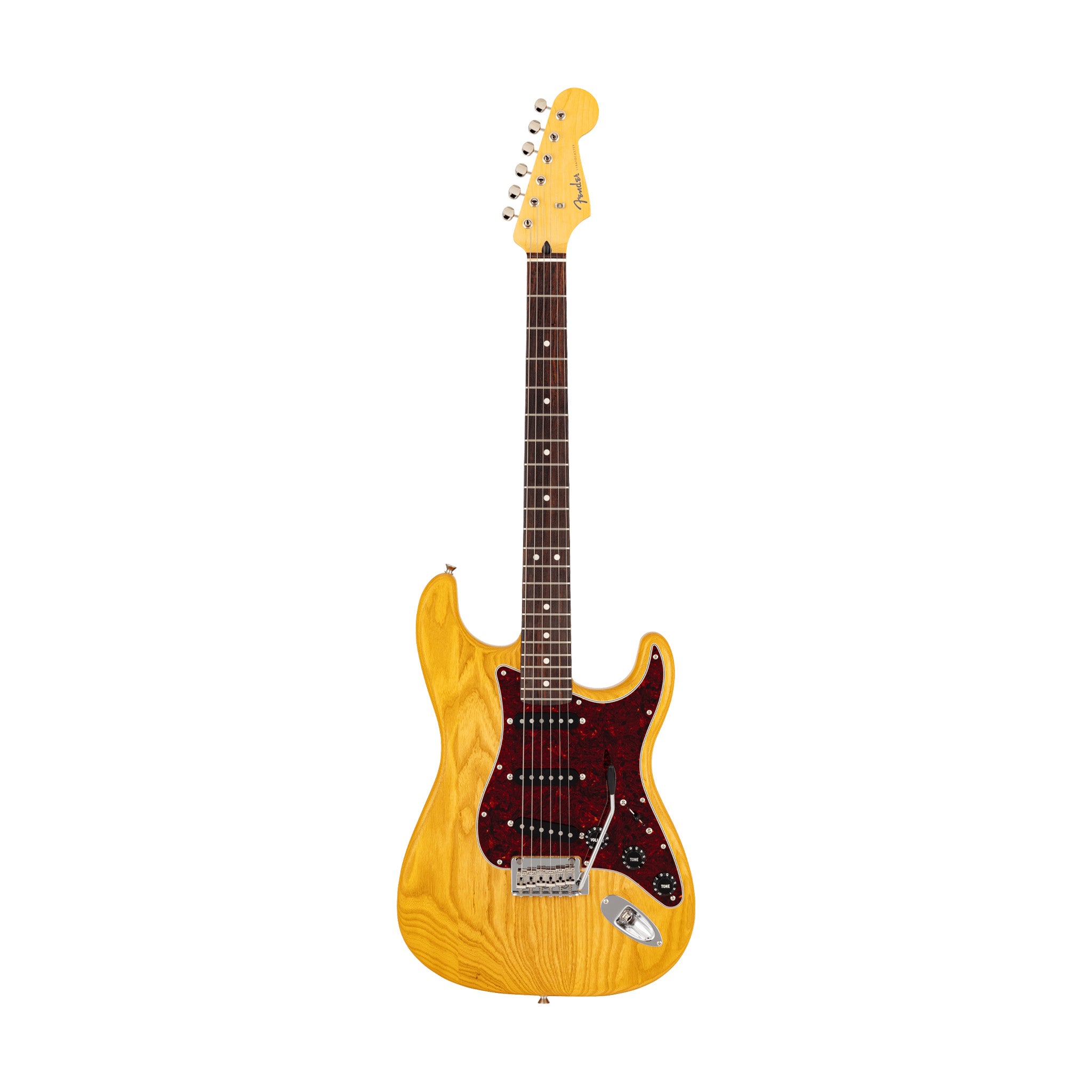 ギター Fender MiJ Limited Raw Ash Stratocaster Fender MIJ Limited Stratocaster Electric Guitar, RW FB, Raw Ash