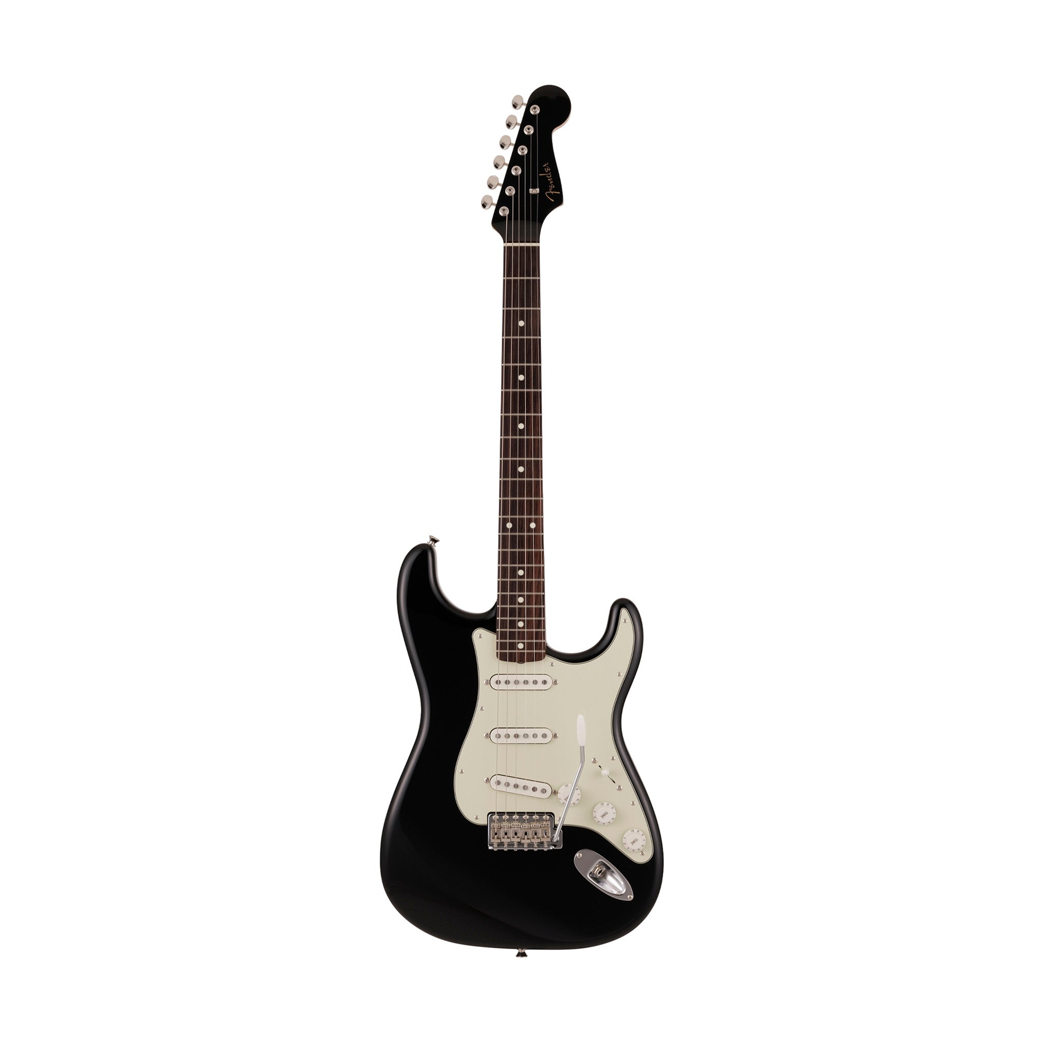 Fender Japan Traditional II 60s Stratocaster Electric Guitar, RW FB, Black