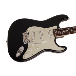 Fender Japan Traditional II 60s Stratocaster Electric Guitar, RW FB, Black