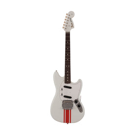 Fender Japan Traditional 60s Mustang Electric Guitar, RW FB, Olympic White / Red