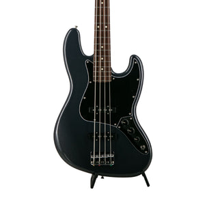 Fender FSR Collection Hybrid II Jazz Bass Guitar, RW FB, Charcoal Frost Metallic