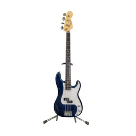Fender FSR MIJ Hybrid II Precision Bass Guitar, RW FB, Azurite