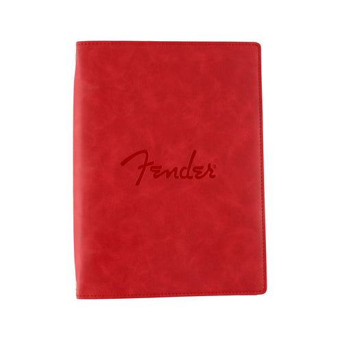 Fender Classic Dakota Red Vegan Leather Music Note Book