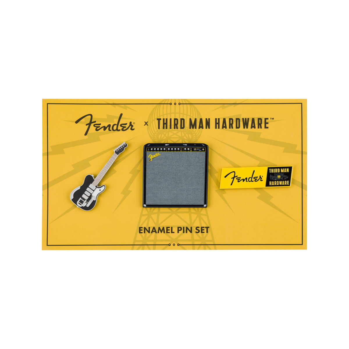 Pin Fender Fender Third Man Hardware Lapel Pin Set – Swee Lee Malaysia