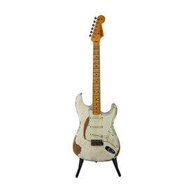 Fender Custom Shop Greg Fessler Masterbuilt 1959 Stratocaster Relic Guitar, Olympic White