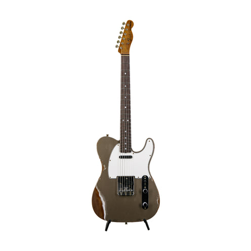 Fender Custom Shop Roasted Telecaster Pro Heavy Relic Electric Guitar, Shoreline Gold