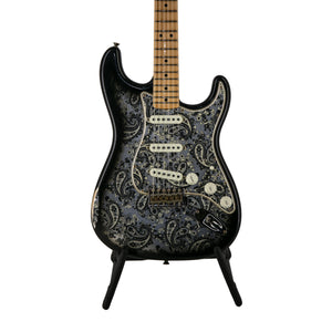 Fender Custom Shop Ltd Ed 1968 Stratocaster Heavy Relic Electric Guitar, Black Paisley