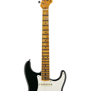 Fender Custom Shop Limited Edition 1956 Stratocaster Journeyman Relic Electric Guitar, Aged Black