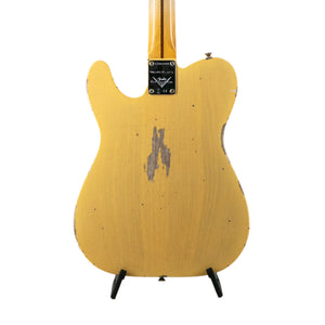 Fender Custom Shop Limited Edition Nocaster Thinline Relic Guitar, Aged Nocaster Blonde