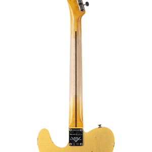 Fender Custom Shop Limited Edition Nocaster Thinline Relic Guitar, Aged Nocaster Blonde