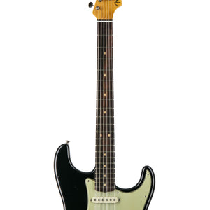 Fender Custom Shop 63 Strat Journeyman Relic Guitar, Black Pearl