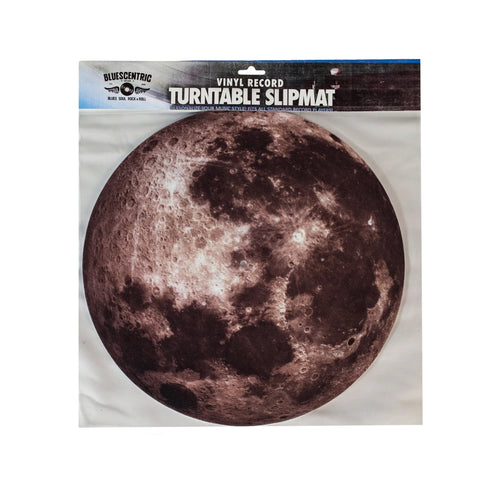 Bluescentric 3D Moon Graphic Turntable Slip Mat (AE)