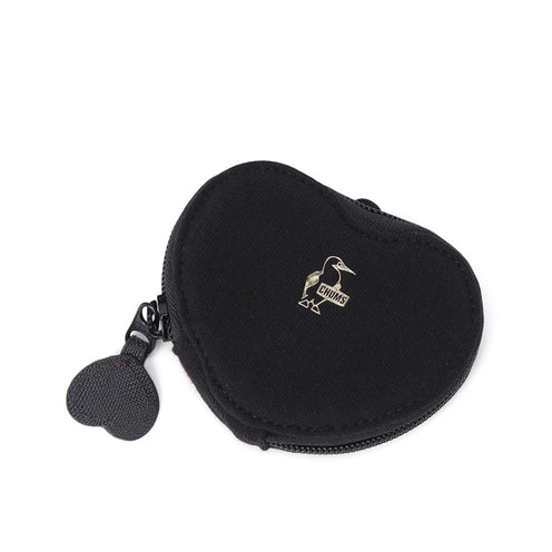 CHUMS Heart Coin Case Sweat, Black