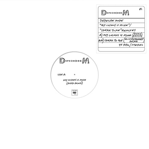 My Cosmos Is Mine / Speak To Me Remixes (EU Press) (45 RPM) - Depeche Mode (Vinyl) (BD)