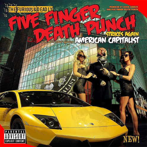 American Capitalist (10th Anniversary Gold Vinyl) (EU Press) - Five Finger Death Punch (Vinyl) (BD)