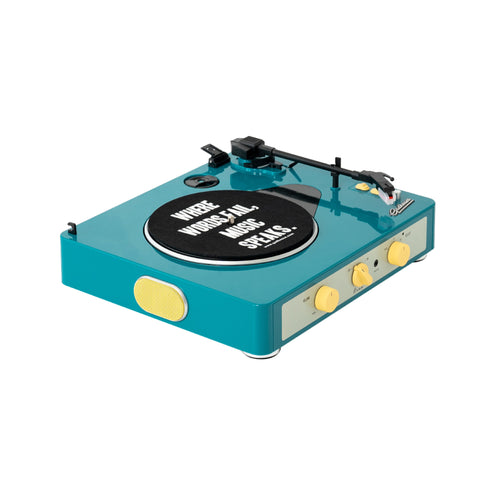 Gadhouse Brad MKII Record Player, Retro Green