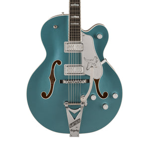 Gretsch G6136T-140 PRO 140th Falcon Hollowbody Guitar w/Bigsby, 2-Tone Stone/Pure Platinum