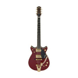 Gretsch G6131T-62 Vintage Select Edition 62 Duo Jet Electric Guitar, Firebird Red