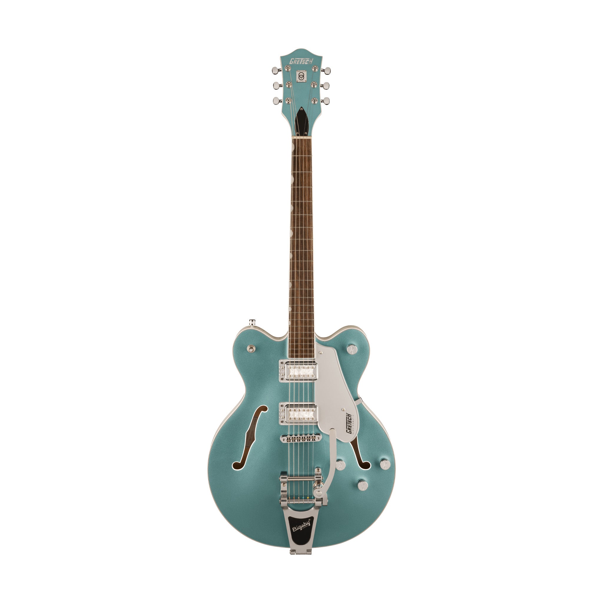 Gretsch G5622T-140 Electromatic 140th Double Platinum Ed Center Block, 2-Tone Stone/Pearl Platinum