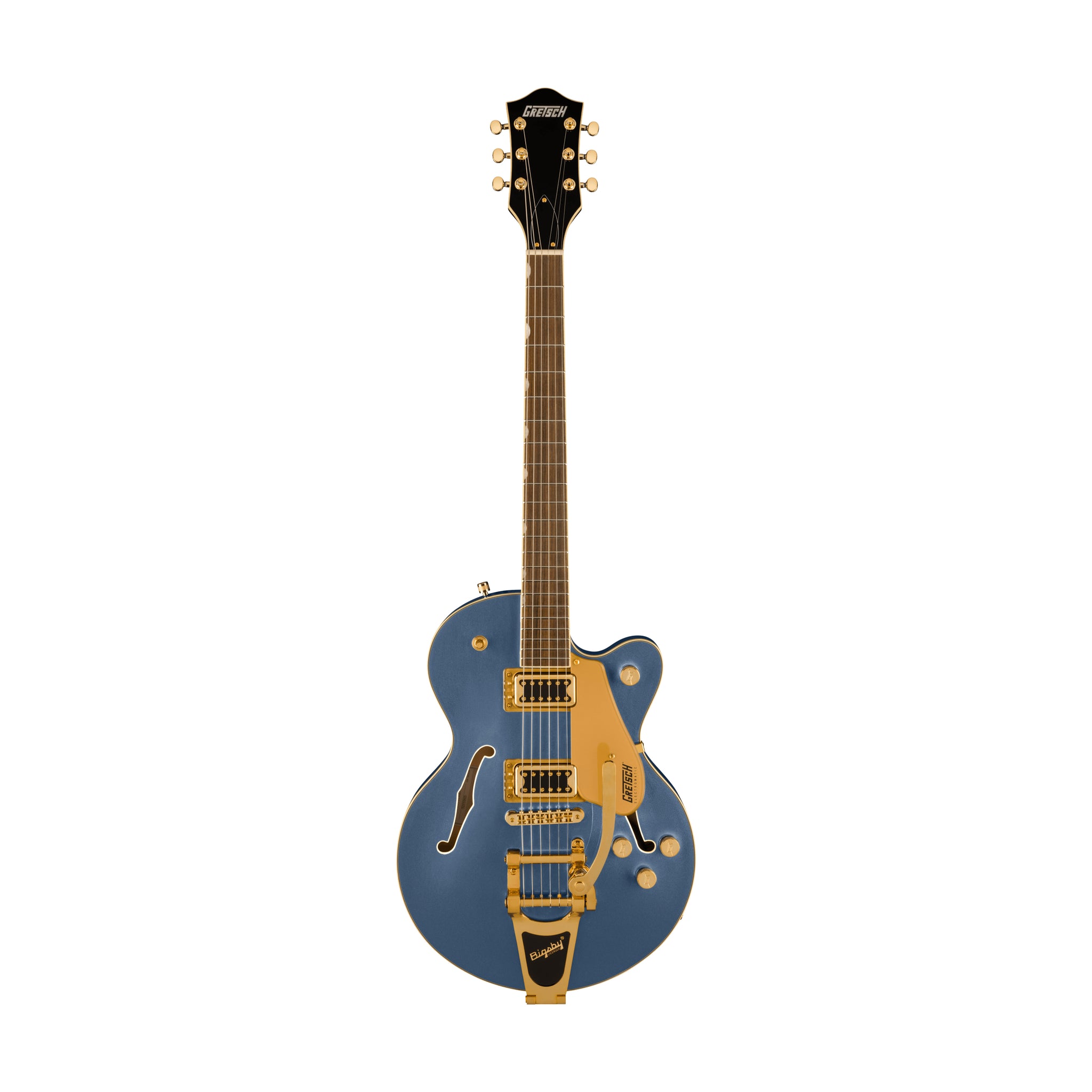 Gretsch G5655TG Electromatic Centre Block Jr Single-Cut Guitar w/Bigsby, Laurel FB, Cerulean Smoke