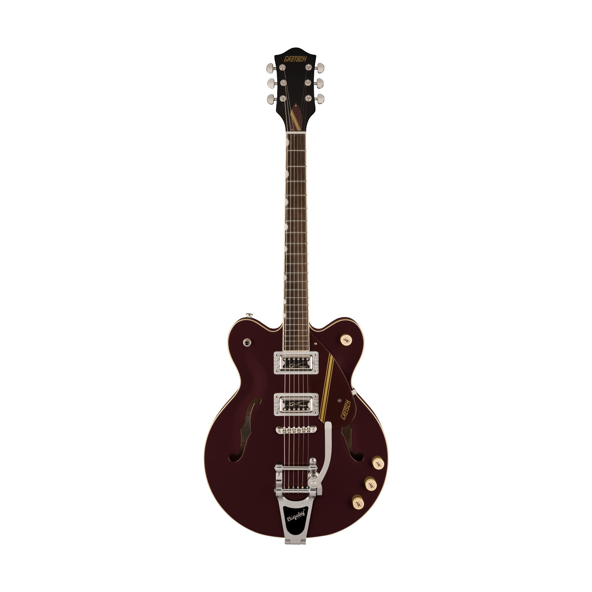 Gretsch Ltd Ed G2604T Streamliner Rally 2 Center Block Electric Guitar, Laurel FB, Oxblood/Walnut