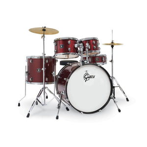 Gretsch RGE625RS Renegade 5-Piece Drum Kit w/Hardware+Cymbals(13H+15CR), Ruby Sparkle
