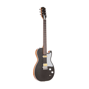 Harmony Standard Series Jupiter Thinline Electric Guitar w/Case, Space Black
