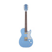 Harmony Standard Jupiter Thinline Electric Guitar w/Case, Sky Blue