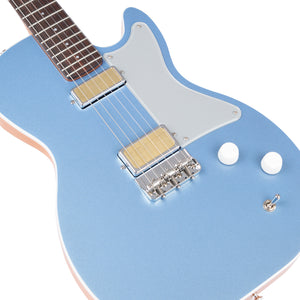 Harmony Standard Series Jupiter Thinline Electric Guitar w/Case, Sky Blue