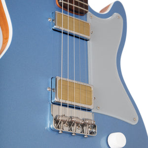 Harmony Standard Series Jupiter Thinline Electric Guitar w/Case, Sky Blue