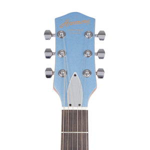 Harmony Standard Series Jupiter Thinline Electric Guitar w/Case, Sky Blue