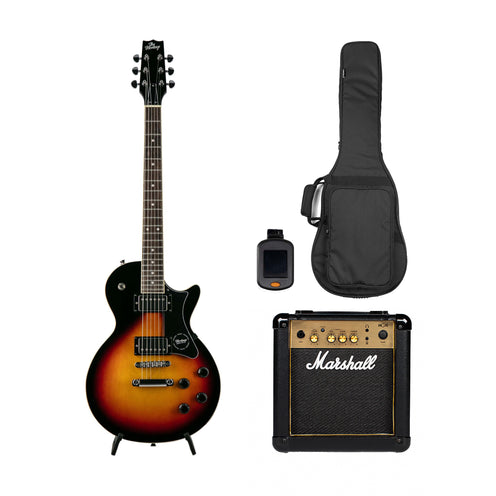 Heritage Ascent Collection H-150 Electric Guitar w/ Marshall MG10G Bundle, Sunburst