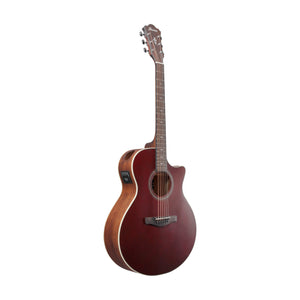 Ibanez AE100-BUF Acoustic Guitar, Burgundy Flat