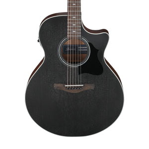 Ibanez AE140-WKH Acoustic Guitar, Weathered Black Open Pore