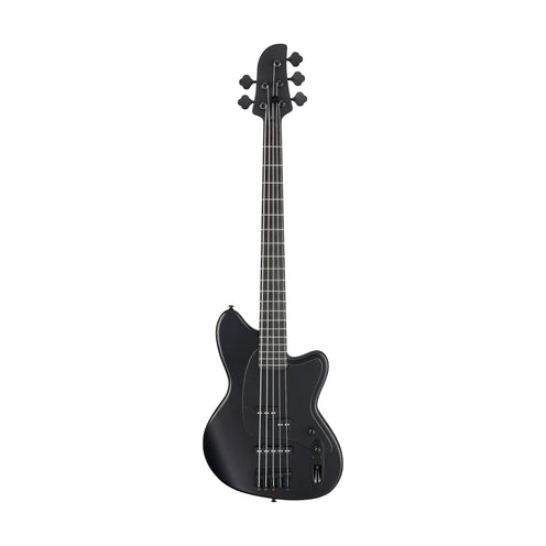 Ibanez TMB425B-BKF 5-String Electric Bass Guitar, Black Flat