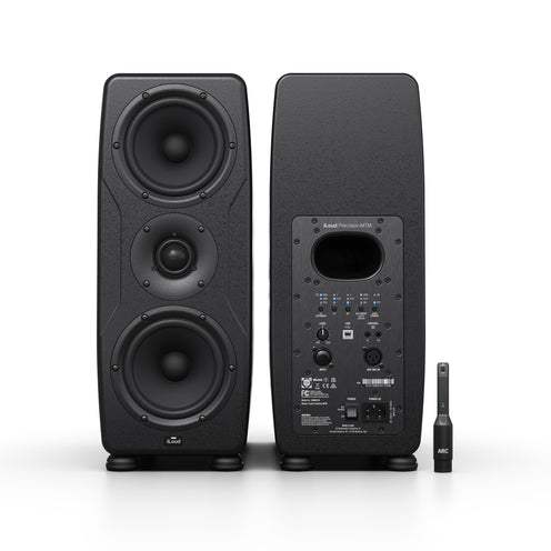 IK Multimedia iLoud Precision MTM Powered Studio Monitor, Black