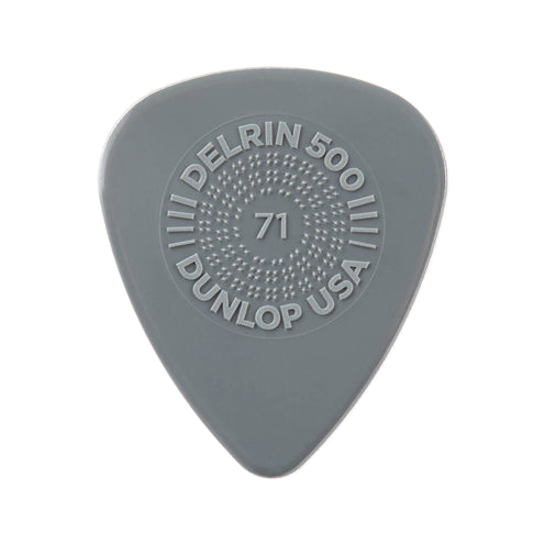 Jim Dunlop 450P.71 Primegrip Delrin 500 Pick, 0.71mm, 12-Pack