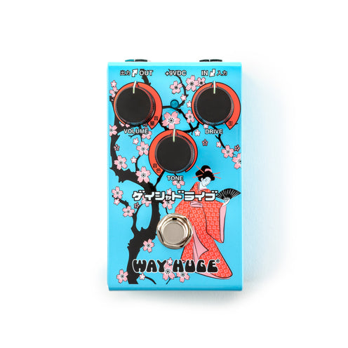 Way Huge WM32B Smalls Geisha Drive Guitar Effects Pedal, Blue