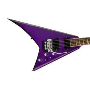 Jackson X Series Rhoads RRX24 Electric Guitar, Laurel FB, Purple Metallic with Black Bevels