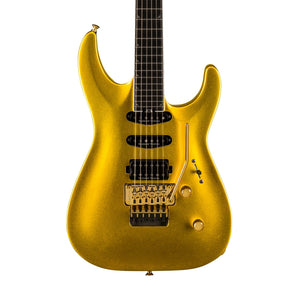 Jackson Pro Plus Series Soloist SLA3 Electric Guitar, Ebony FB, Gold Bullion