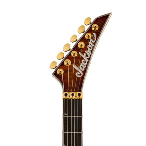 Jackson Pro Plus Series Soloist SLA3Q Electric Guitar, Ebony FB, Amber Tiger Eye