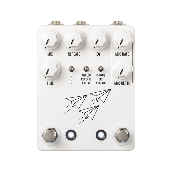 ちゃんやまJHS Pedals ビブラート JHS Flight Delay Guitar Pedal, White – Swee Lee Malaysia