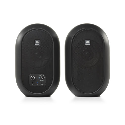 JBL 104-BT 4.5 Inch Compact Powered Monitors w/Bluetooth, Pair, Black