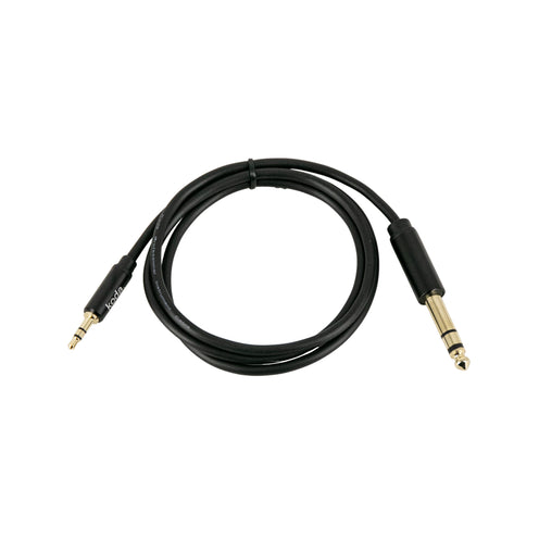 koda essential KBCTRS3 TRS 3.5mm to TRS 1/4 inch Balanced Cable, 3ft