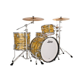 Ludwig L84233AXA2WC Classic Maple 3-Pcs (22/16/13)FAB Drum Shell Kit, Lemon Oyster