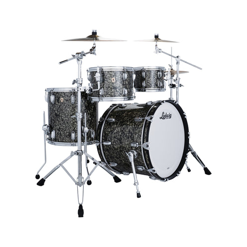 Ludwig L86204AX6A Classic Maple Studio 4pcs Shell Pack, Moss Green Pearl