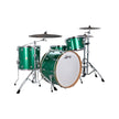 Ludwig LCO5024G Continental 4-Piece Drum Kit(22B+16F+12T+14S), Green Sparkle