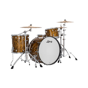 Ludwig LN34433TXA6 Neusonic 3-Piece Shell Pack (24B/16F/13T), Butterscotch Pearl