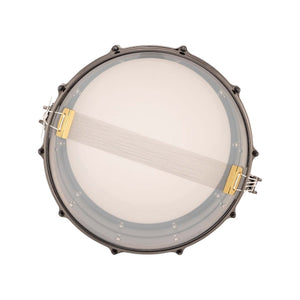 Ludwig LU6514 6.5x14inch Universal Brass Snare, Black Nickel Plated Shell