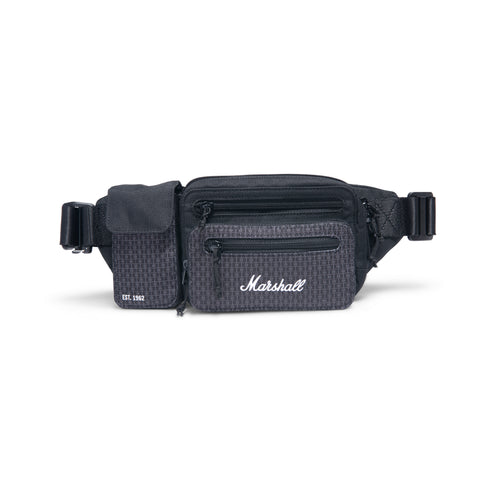 Marshall Underground Belt Bag, Black/White